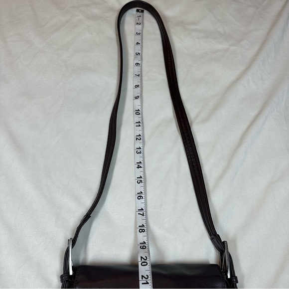 Relic Cross Body Bag Soft Faux Leather Purse Dark Brown Multiple Compartments - Picture 12 of 14